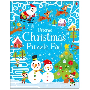 christmas puzzle pad
