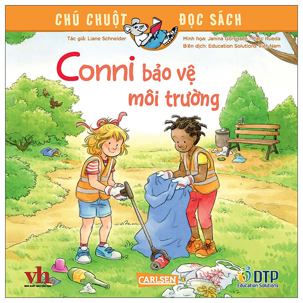 chú chuột đọc sách - conni bảo vệ môi trường