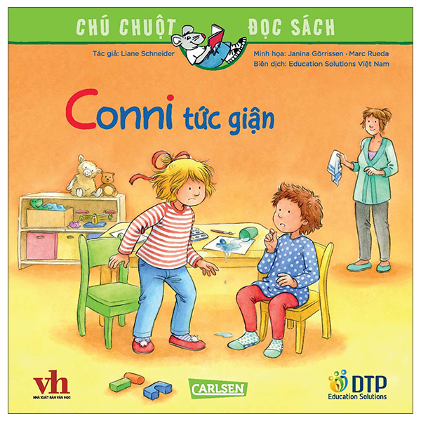 chú chuột đọc sách - conni tức giận