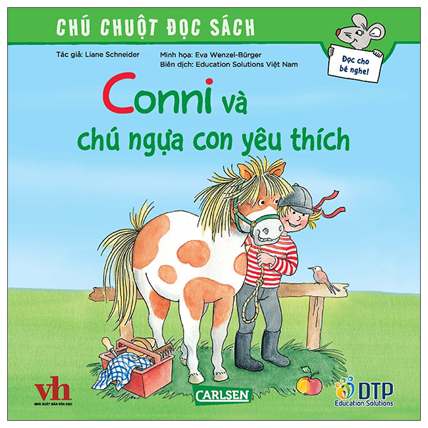 chú chuột đọc sách - conni và chú ngựa con yêu thích