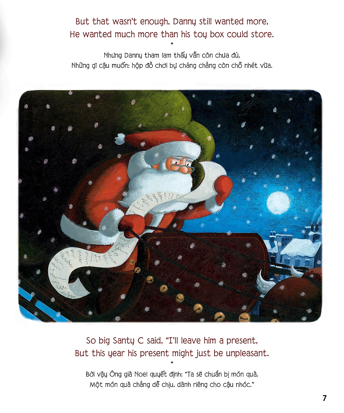 chú khủng long tham ăn: giải cứu giáng sinh – bài học về thói tham lam (song ngữ) - Ảnh 6