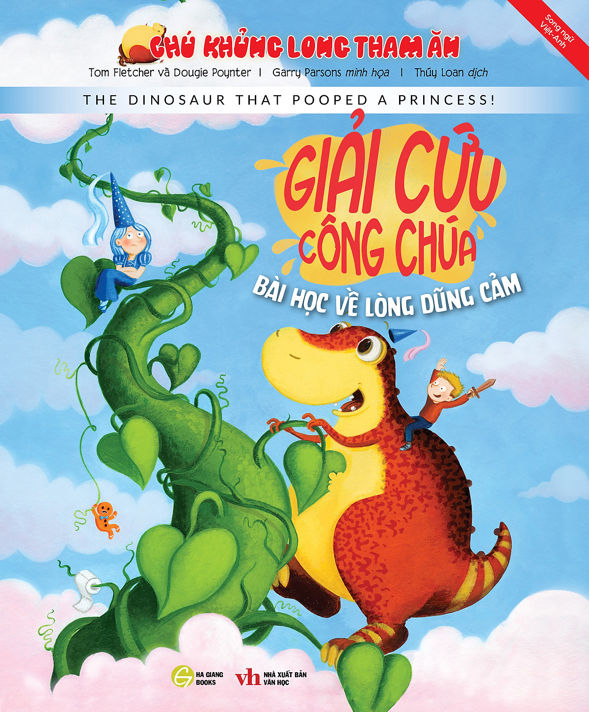 chú khủng long tham ăn: giải cứu nàng công chúa – bài học về lòng dũng cảm (song ngữ) - Ảnh 2