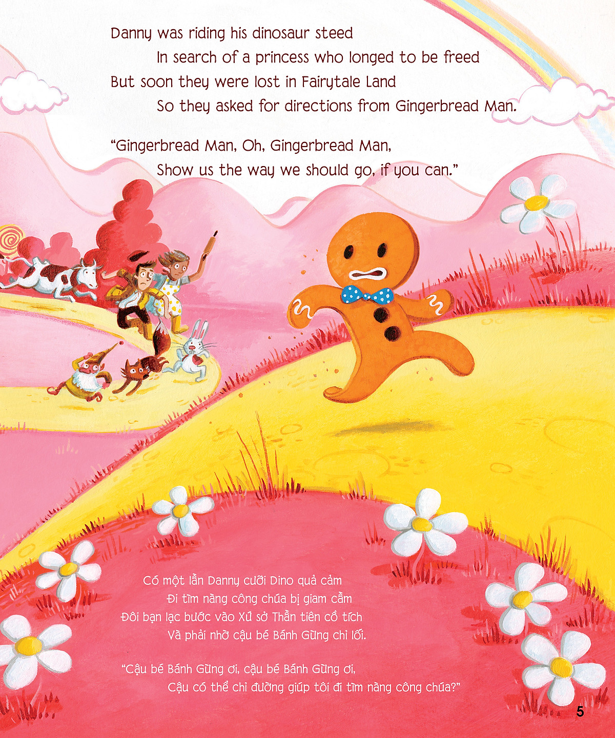 chú khủng long tham ăn: giải cứu nàng công chúa – bài học về lòng dũng cảm (song ngữ) - Ảnh 4