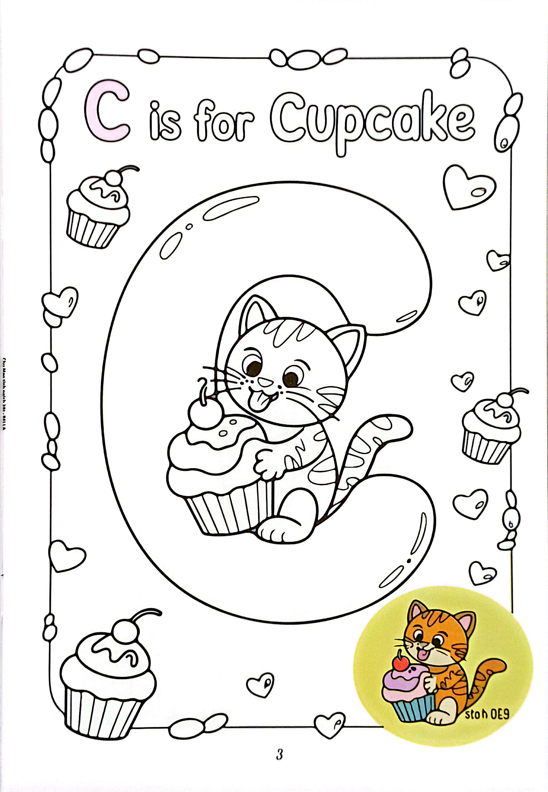 Chu Meo Tinh Nghich Hoc Chu Cai - To Mau Sang Tao - Danh Cho Be 3 Tuoi - Ảnh 6