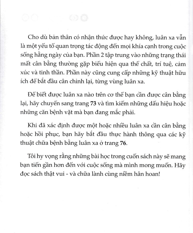 chữa bệnh bằng luân xa - hướng dẫn cơ bản các kĩ thuật tự phục hồi bằng phương pháp cân bằng luân xa (tái bản 2023) - Ảnh 2