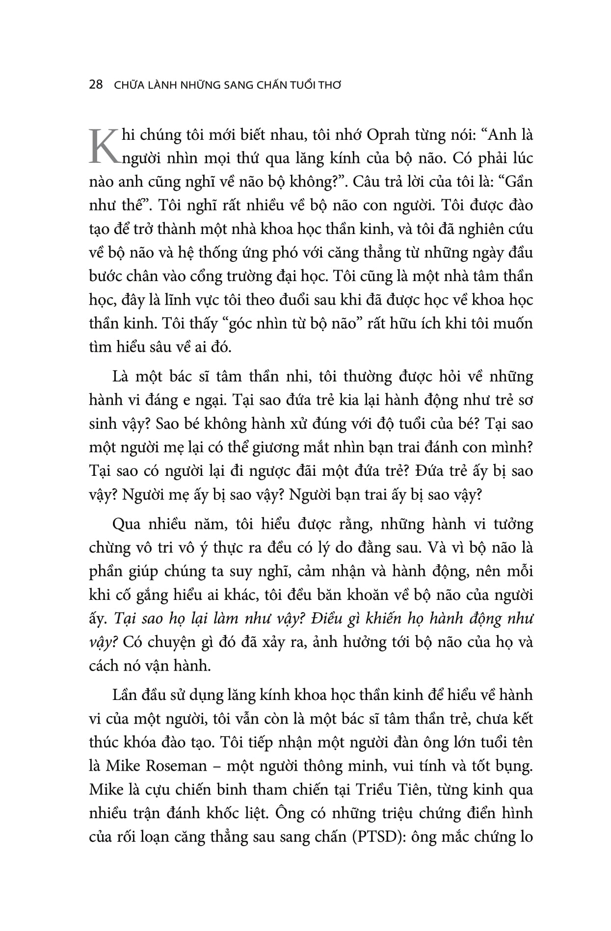 chữa lành những sang chấn tuổi thơ - Ảnh 12