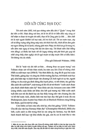 chúa tể những chiếc nhẫn - tập 1 - đoàn hộ nhẫn (tái bản 2025) - Ảnh 4