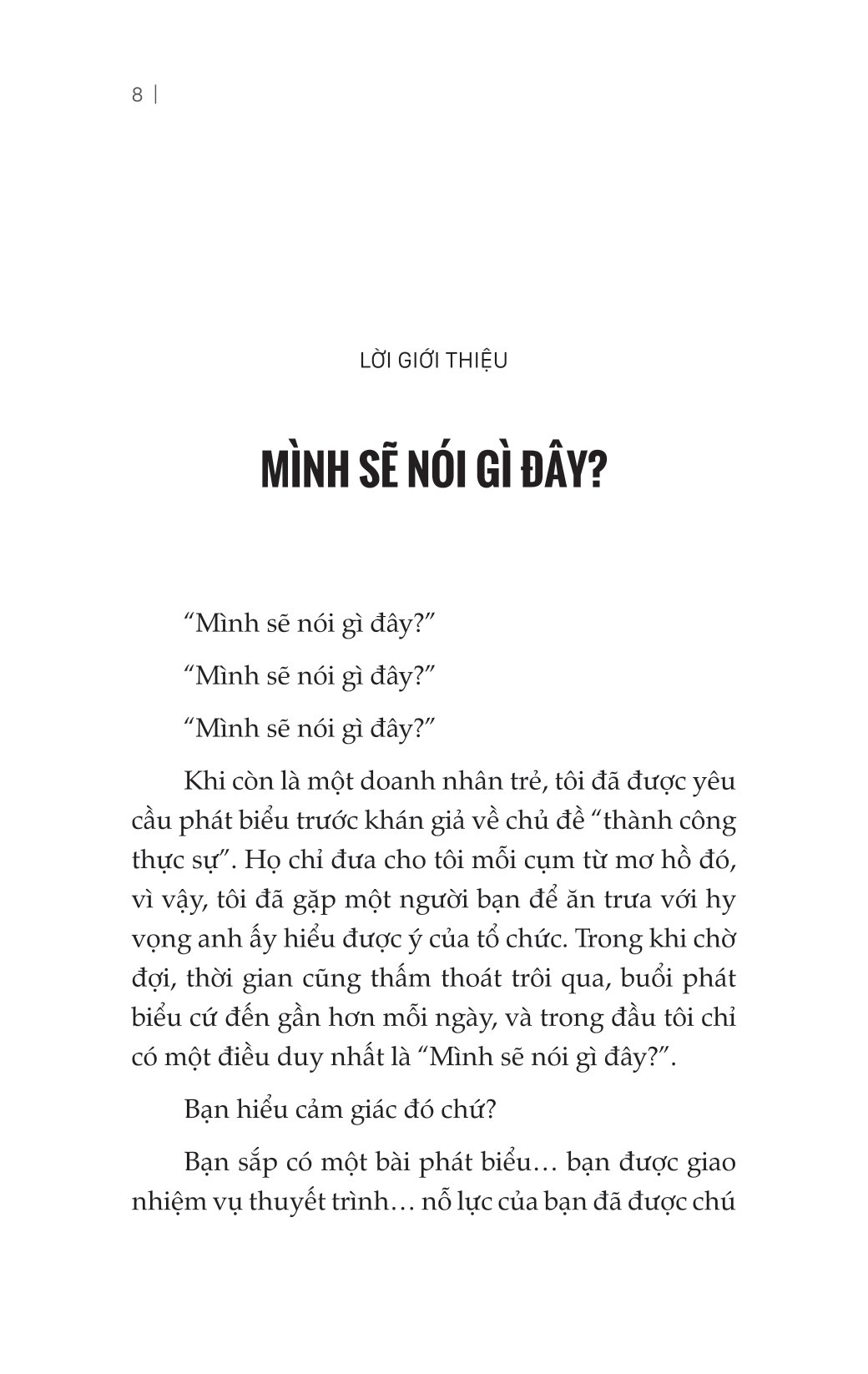 chuẩn bị bài nói chuyện từ trang giấy trắng - Ảnh 10