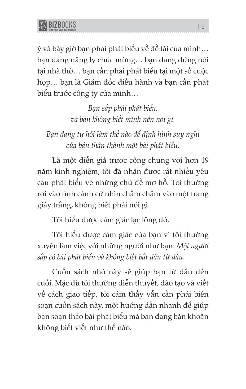 chuẩn bị bài nói chuyện từ trang giấy trắng - Ảnh 11