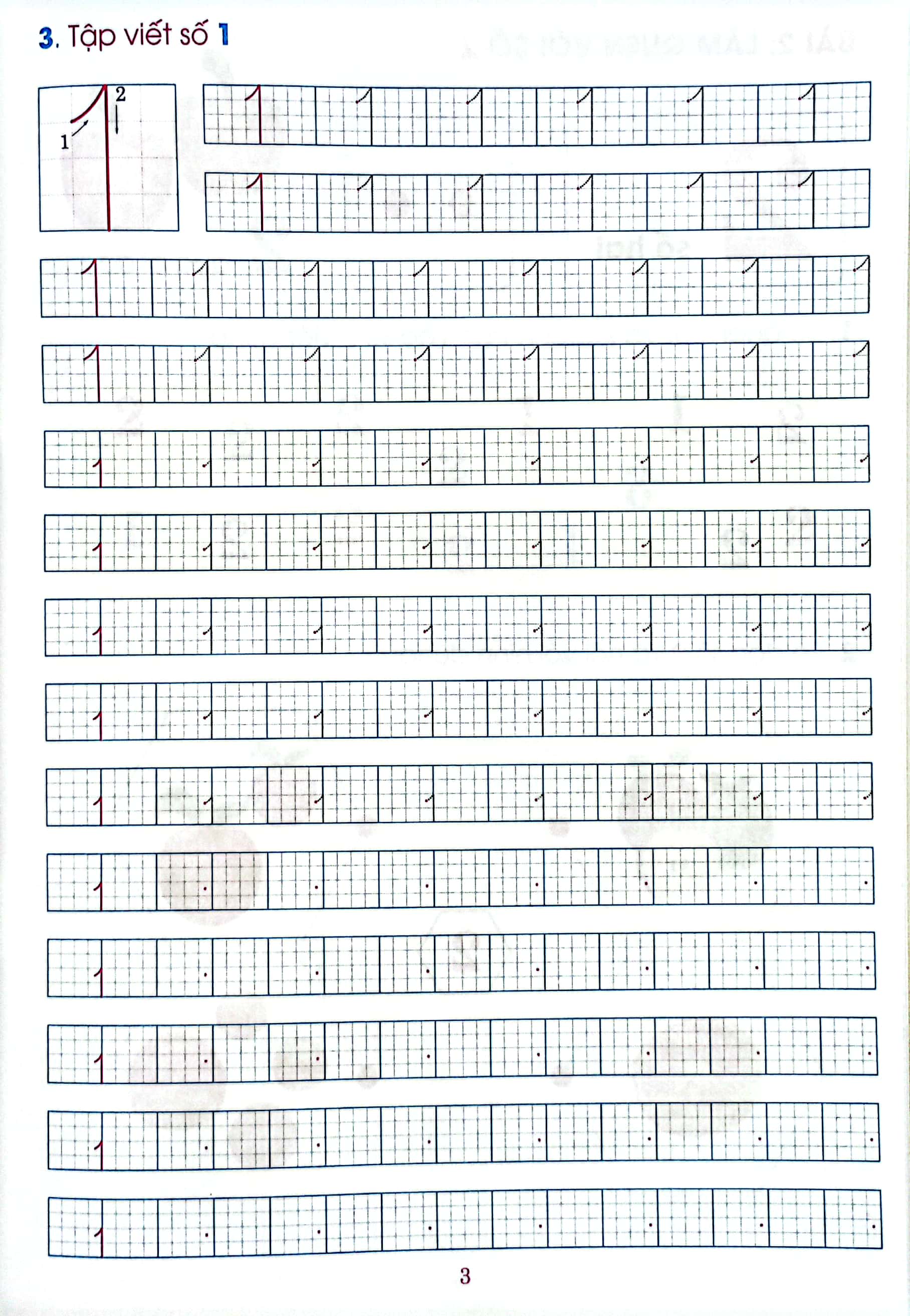 chuẩn bị bé vào lớp 1 - làm quen chữ số (dành cho bé 4-5 tuổi) - Ảnh 4