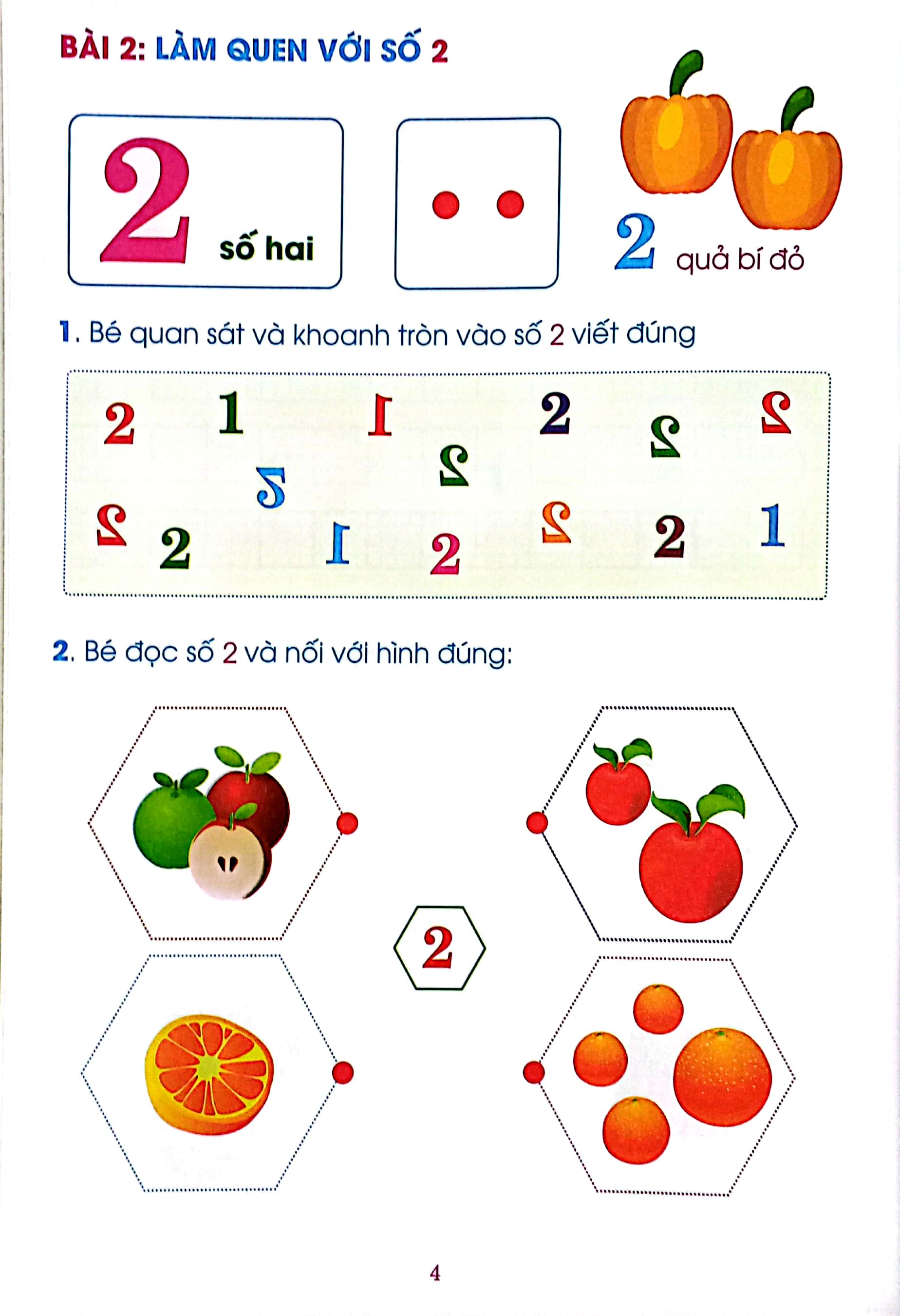 chuẩn bị bé vào lớp 1 - làm quen chữ số (dành cho bé 4-5 tuổi) - Ảnh 5