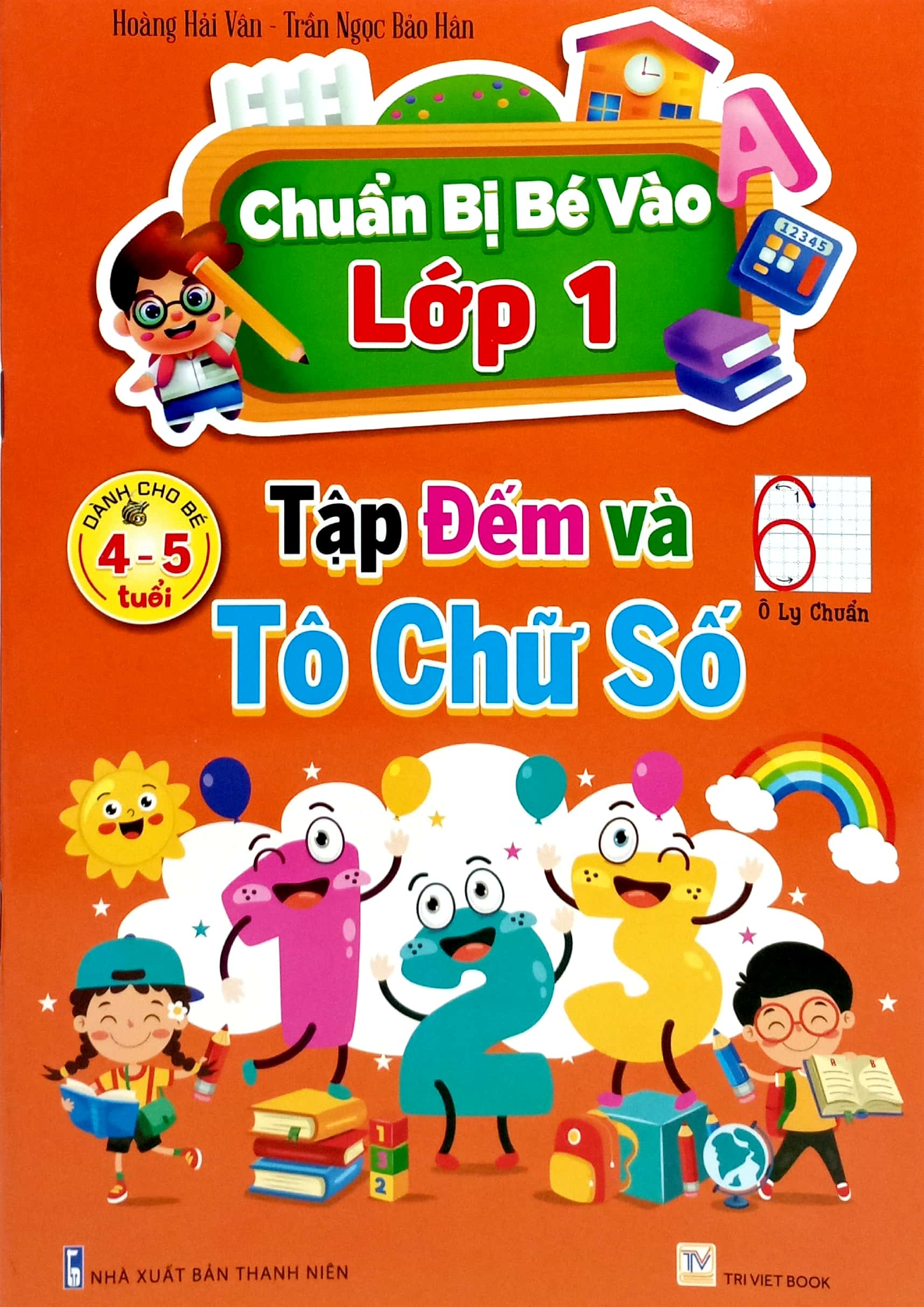 chuẩn bị bé vào lớp 1 - tập đếm và tô chữ số (dành cho bé 4-5 tuổi) - Ảnh 2