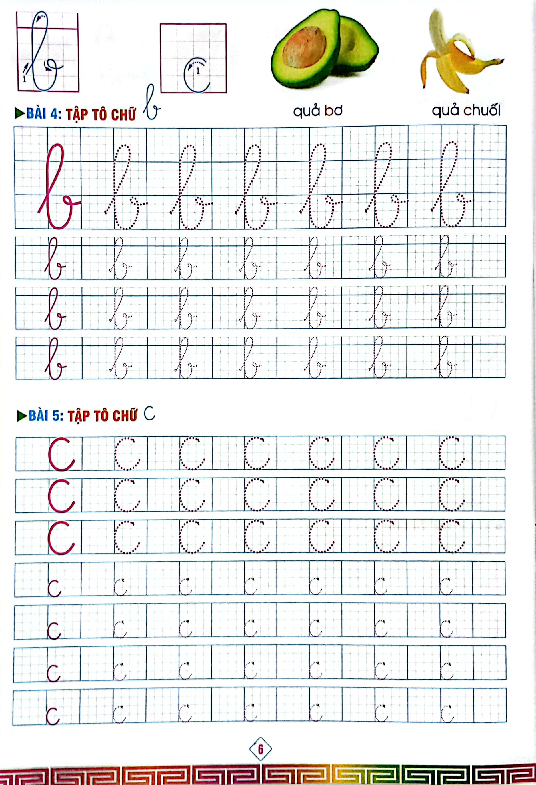 chuẩn bị bé vào lớp 1 - tô chữ mẫu giáo (dành cho bé 4-5 tuổi) - Ảnh 5