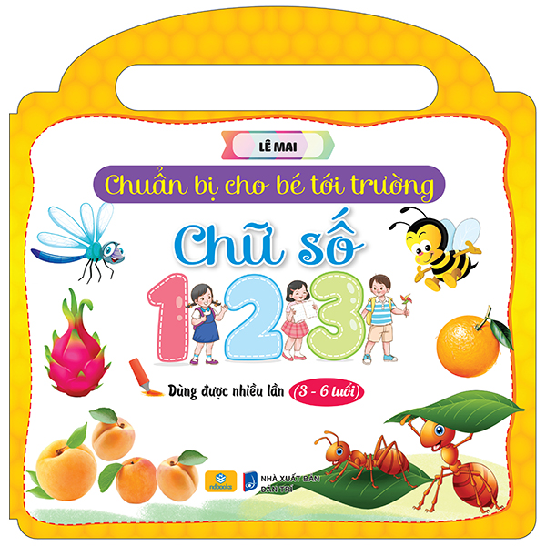 Chuẩn Bị Cho Bé Tới Trường - Chữ Số - Dùng Được Nhiều Lần