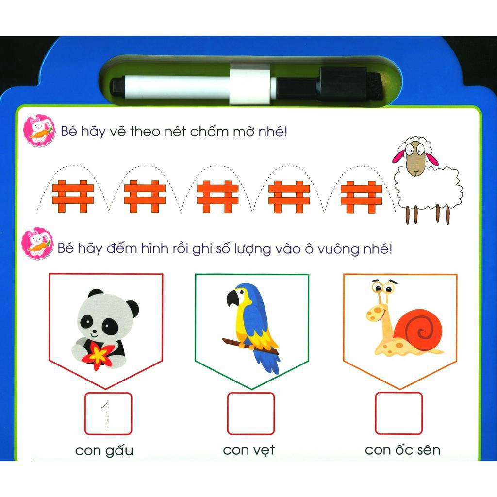 chuẩn bị cho bé tới trường - chữ số (tái bản 2023) - Ảnh 3