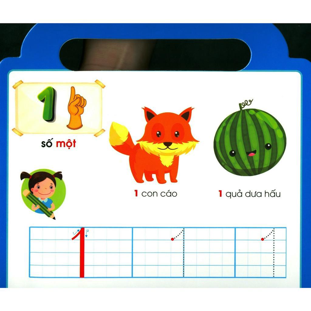chuẩn bị cho bé tới trường - chữ số (tái bản 2023) - Ảnh 4