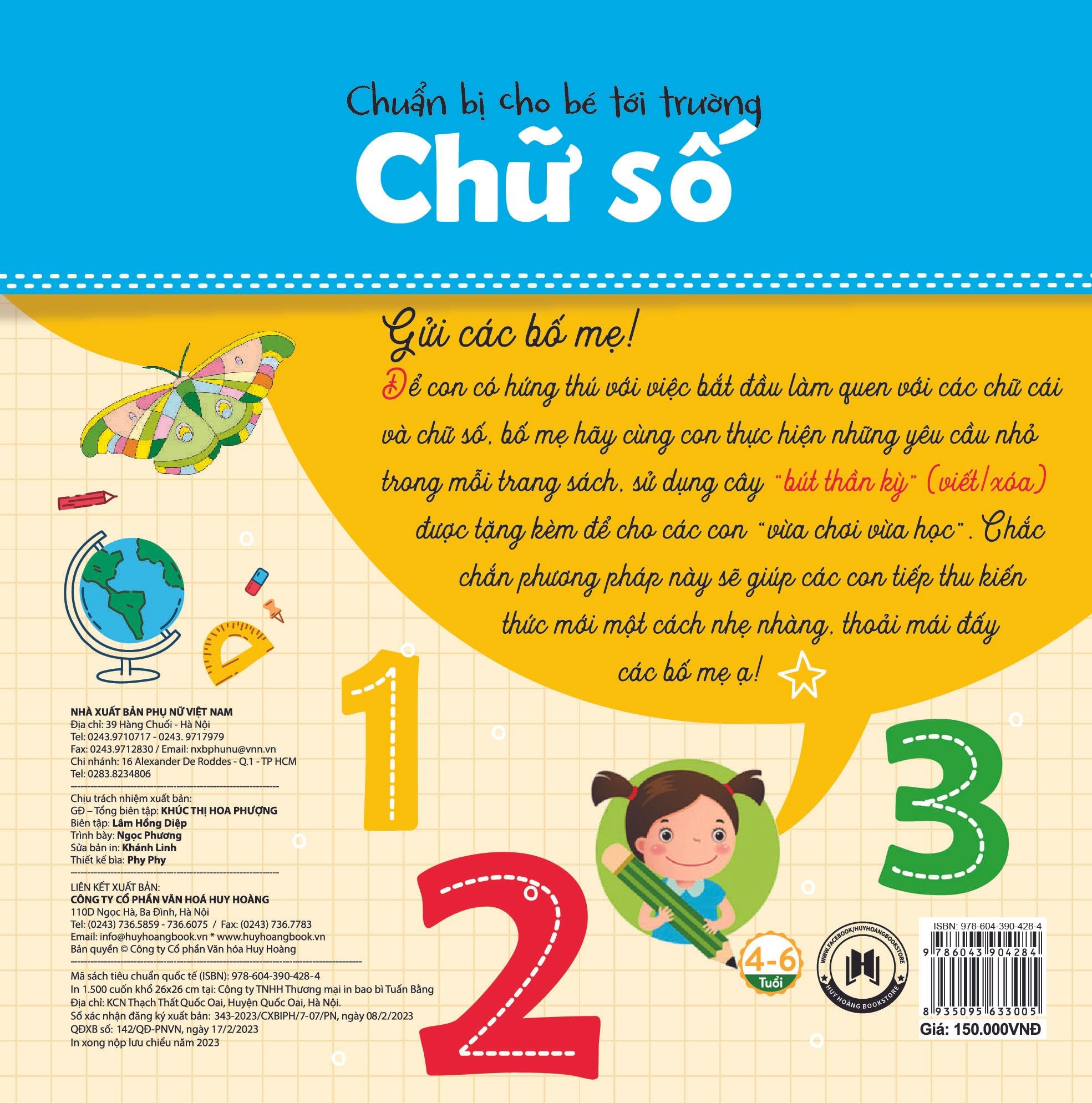chuẩn bị cho bé tới trường - chữ số (tái bản 2023) - Ảnh 5
