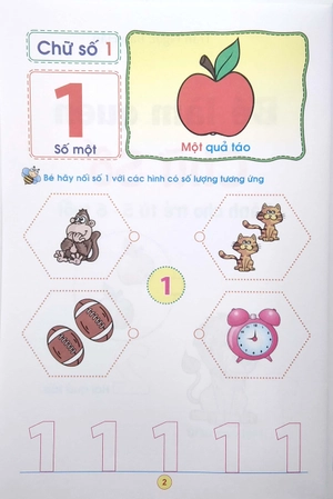 chuẩn bị cho bé vào lớp 1: bé làm quen chữ số (dành cho trẻ mẫu giáo) - Ảnh 3