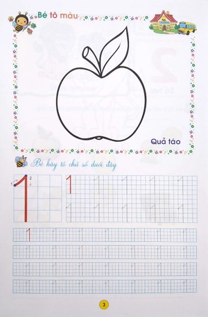 chuẩn bị cho bé vào lớp 1: bé làm quen chữ số (dành cho trẻ mẫu giáo) - Ảnh 4