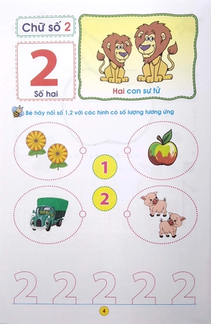 chuẩn bị cho bé vào lớp 1: bé làm quen chữ số (dành cho trẻ mẫu giáo) - Ảnh 5
