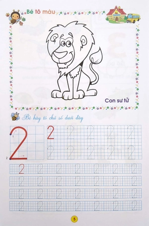 chuẩn bị cho bé vào lớp 1: bé làm quen chữ số (dành cho trẻ mẫu giáo) - Ảnh 6