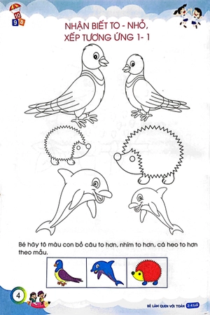 chuẩn bị cho bé vào lớp 1 - bé làm quen với toán 3-4 tuổi - Ảnh 5