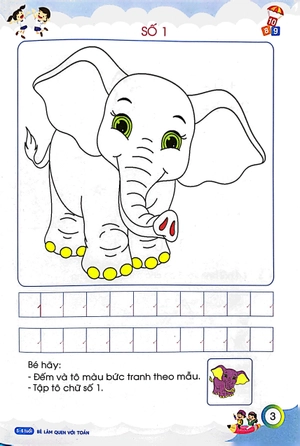 chuẩn bị cho bé vào lớp 1 - bé làm quen với toán 5-6 tuổi - Ảnh 4