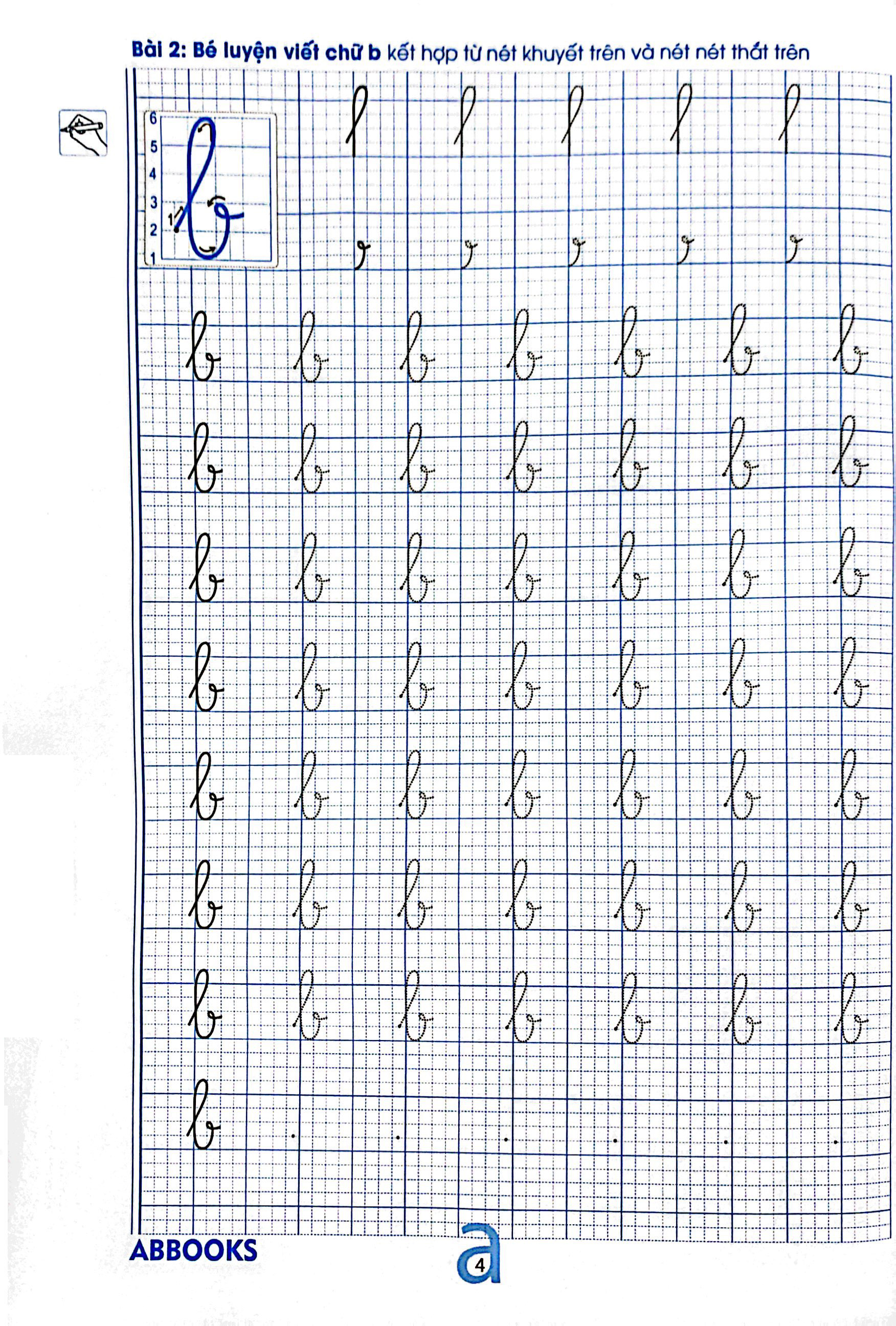 chuẩn bị cho bé vào lớp 1 - dành cho bé 4-5 tuổi - tập viết chữ cái - Ảnh 6