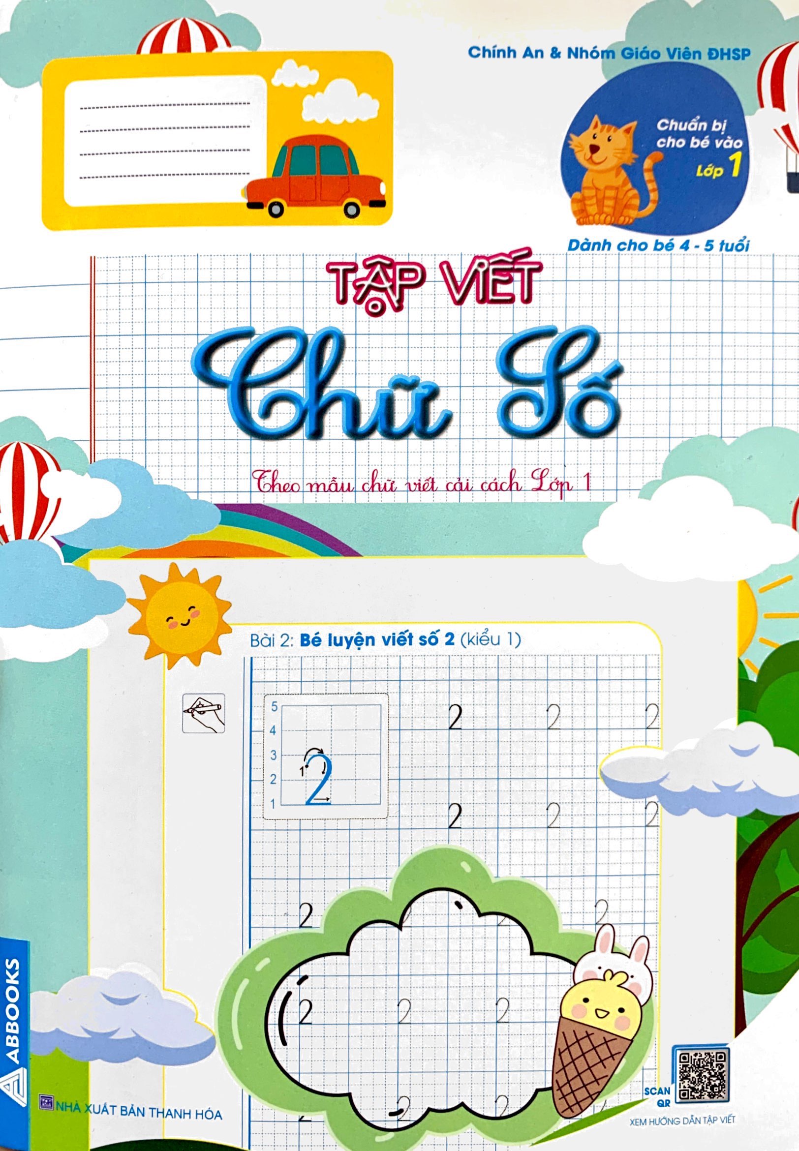 chuẩn bị cho bé vào lớp 1 - dành cho bé 4-5 tuổi - tập viết chữ số - Ảnh 2