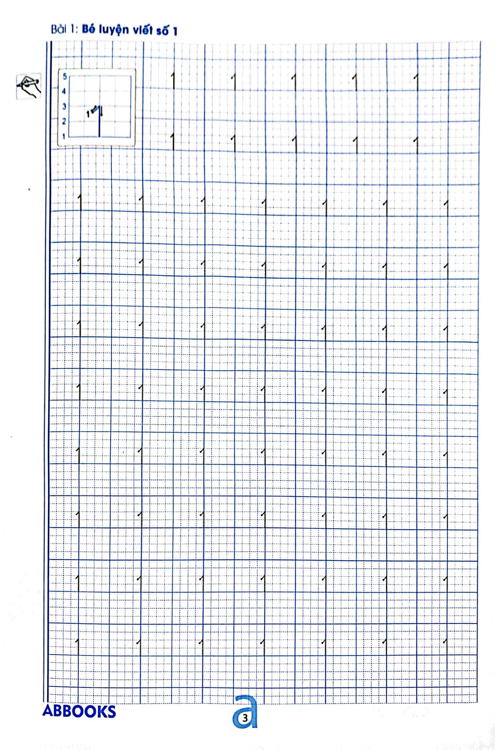 chuẩn bị cho bé vào lớp 1 - dành cho bé 4-5 tuổi - tập viết chữ số - Ảnh 5