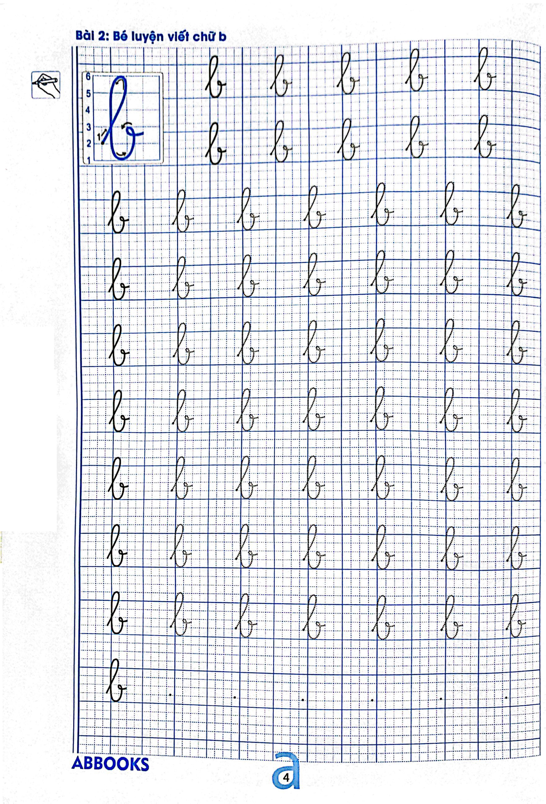 chuẩn bị cho bé vào lớp 1 - dành cho bé 4-5 tuổi - tập viết chữ thường - Ảnh 6