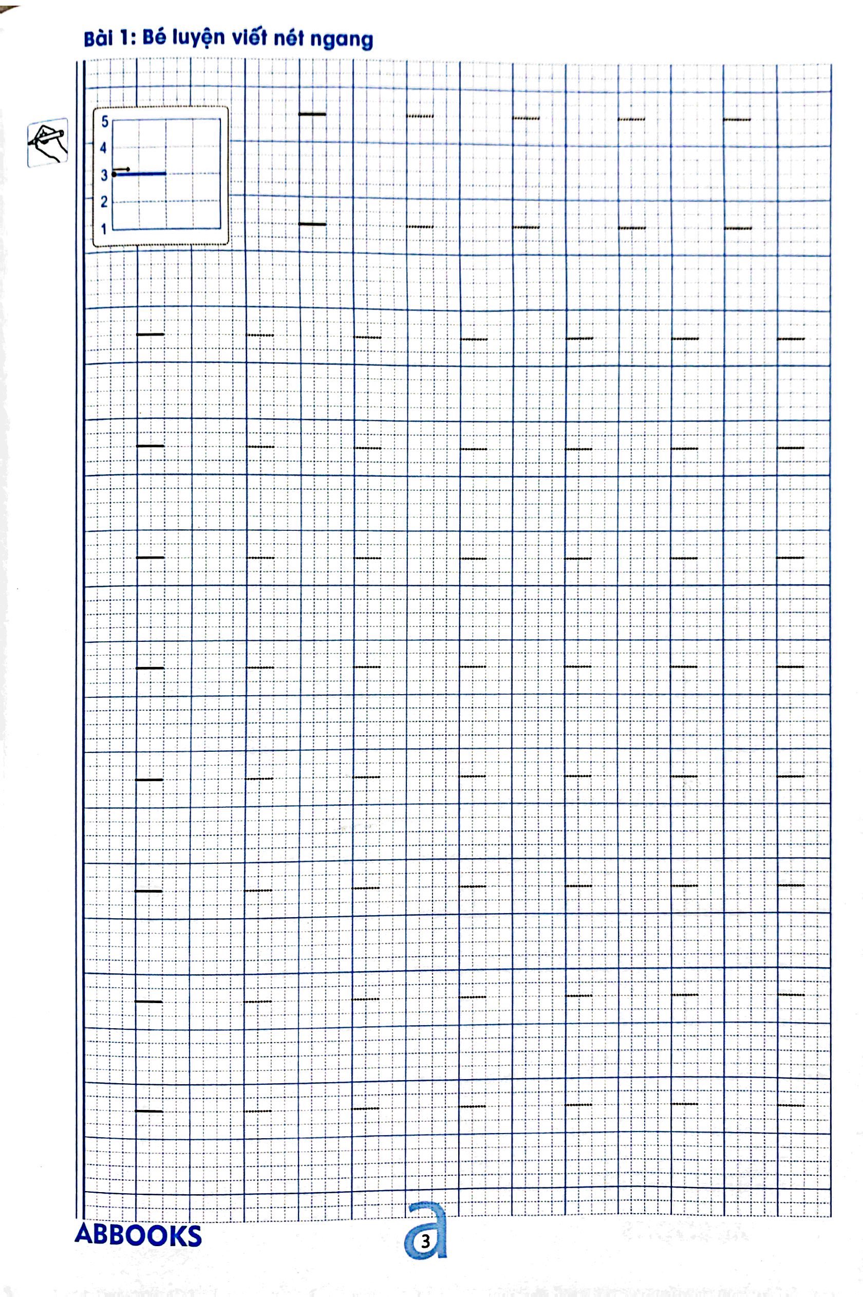 chuẩn bị cho bé vào lớp 1 - dành cho bé 4-5 tuổi - tập viết nét cơ bản - Ảnh 5