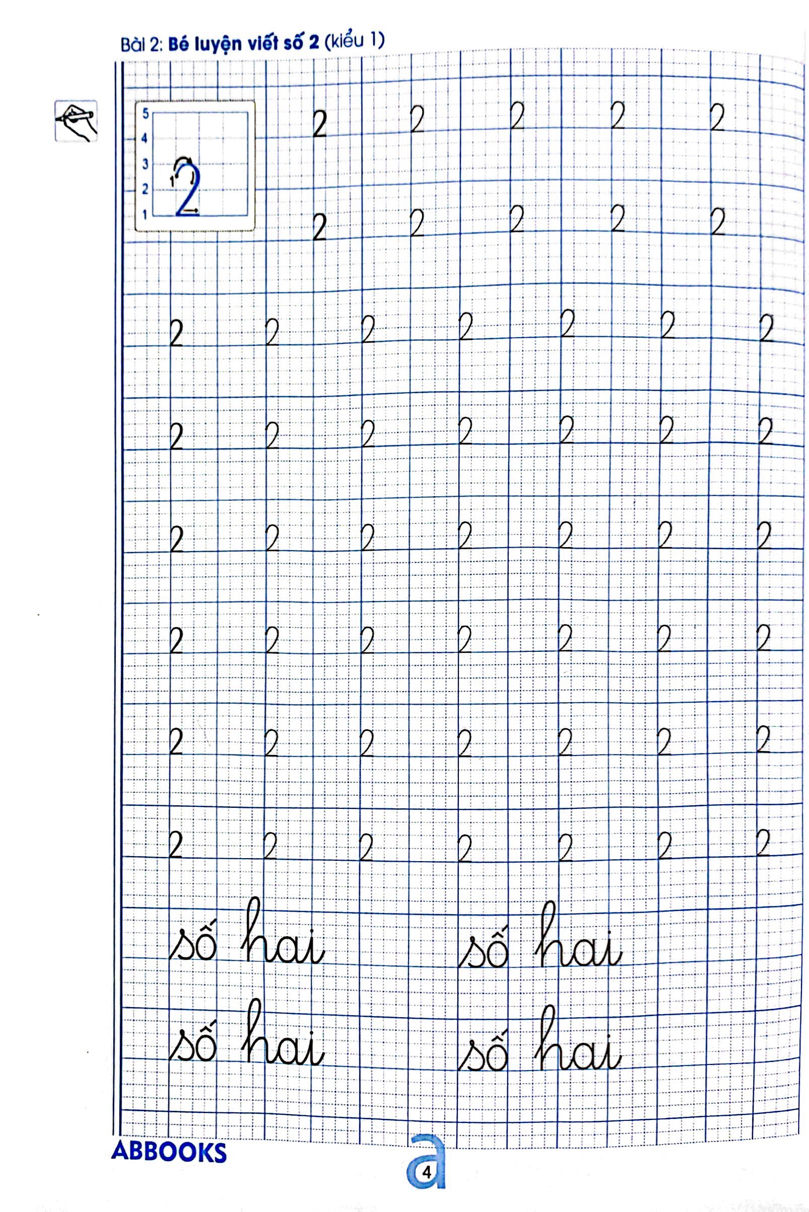 chuẩn bị cho bé vào lớp 1 - dành cho bé 4-5 tuổi - tập viết số và chữ - Ảnh 6
