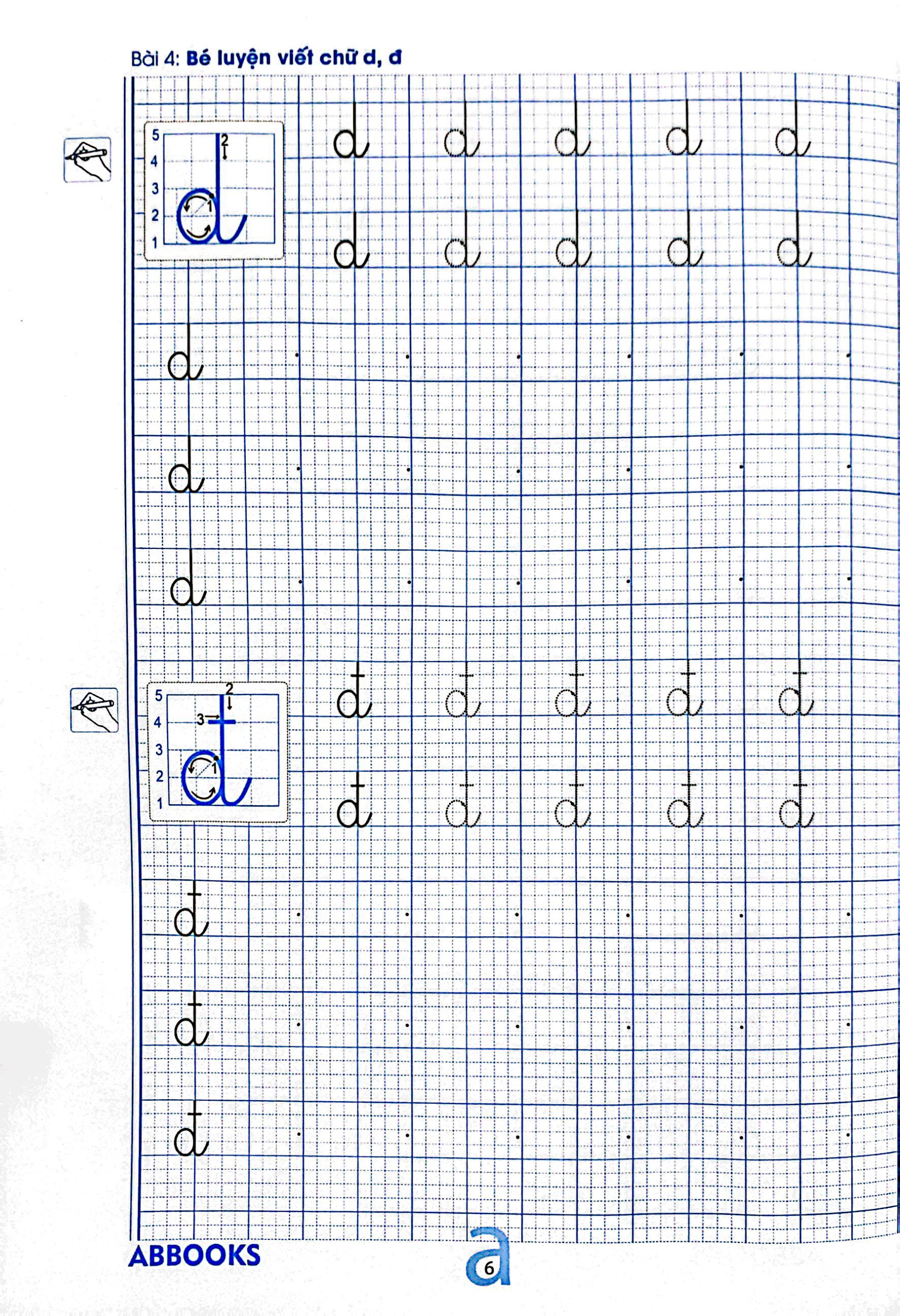 chuẩn bị cho bé vào lớp 1 - dành cho bé 5-6 tuổi - bé luyện viết chữ thường - Ảnh 6