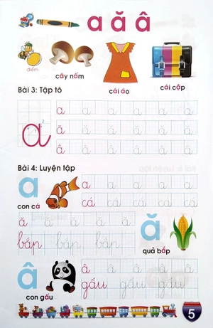 chuẩn bị cho bé vào lớp 1: làm quen chữ cái - Ảnh 5