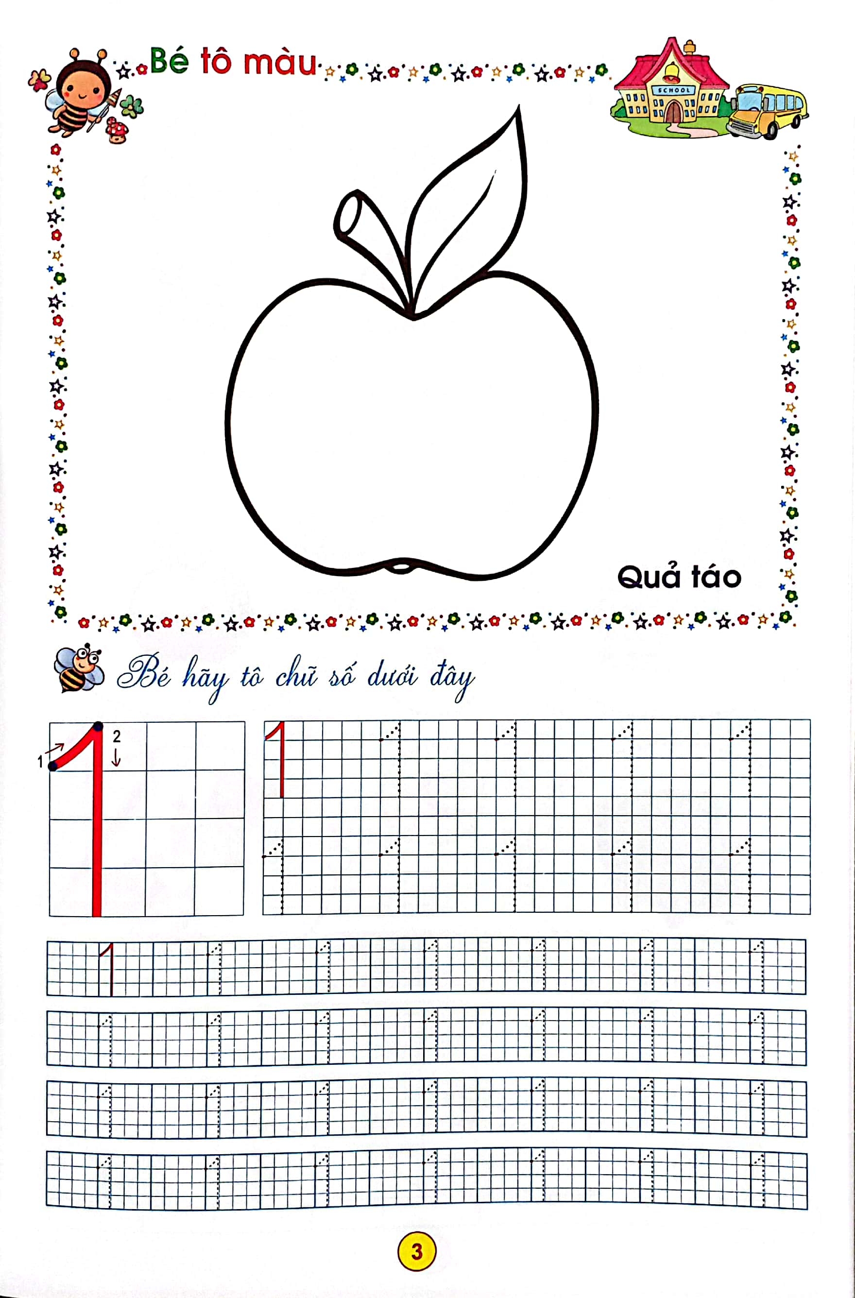 chuẩn bị cho bé vào lớp 1 - làm quen chữ số (cho bé từ 5-6 tuổi) - Ảnh 4