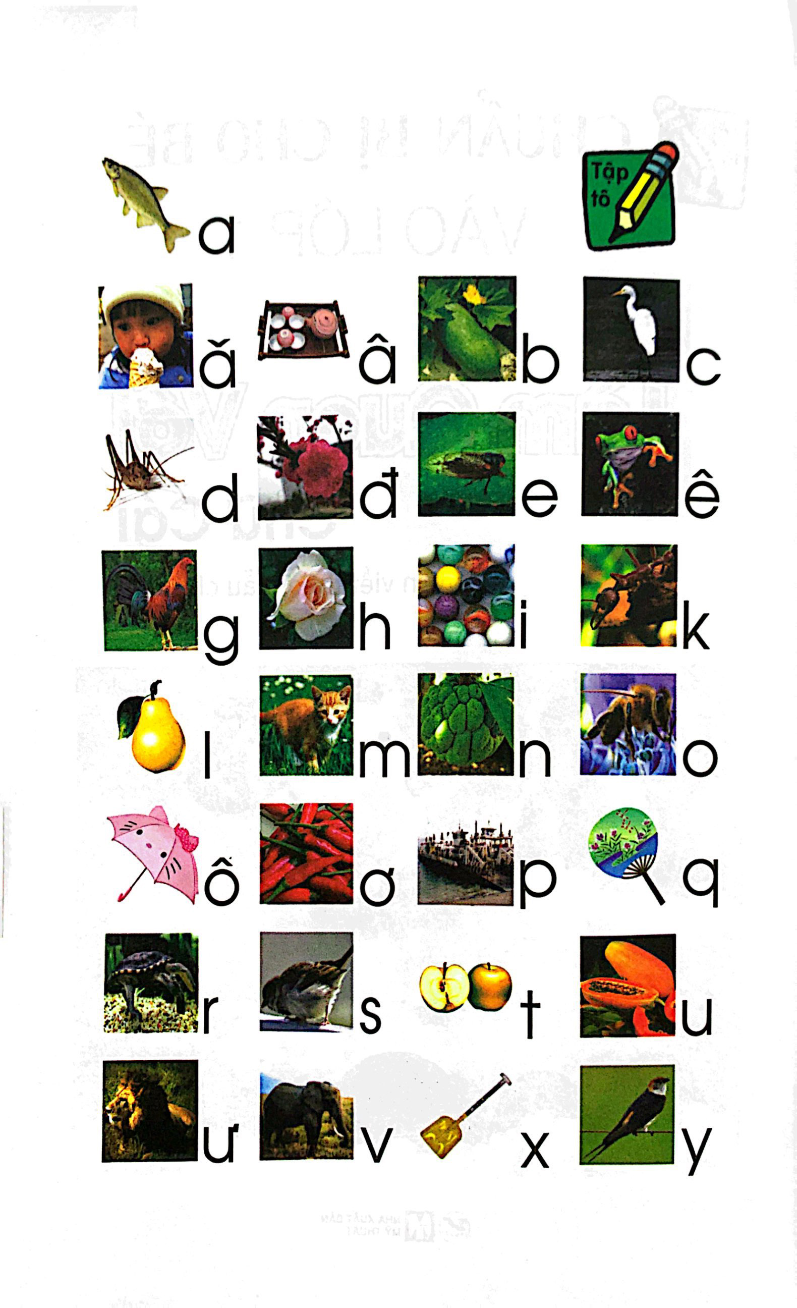 chuẩn bị cho bé vào lớp 1 - làm quen với chữ cái (tái bản) - Ảnh 3