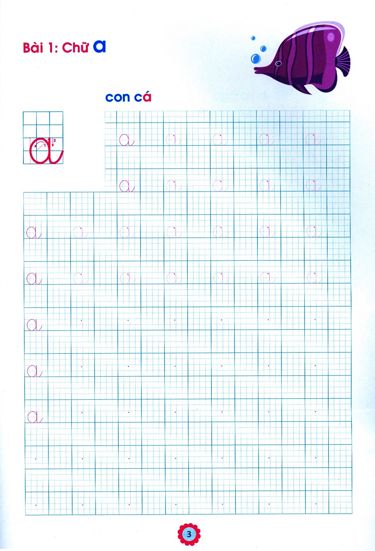 chuẩn bị cho bé vào lớp 1 - luyện viết chữ đẹp: chữ thường (tái bản 2020) - Ảnh 3