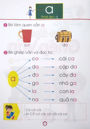 chuẩn bị cho bé vào lớp 1 - tập đọc và ghép vần (tái bản) - Ảnh 4