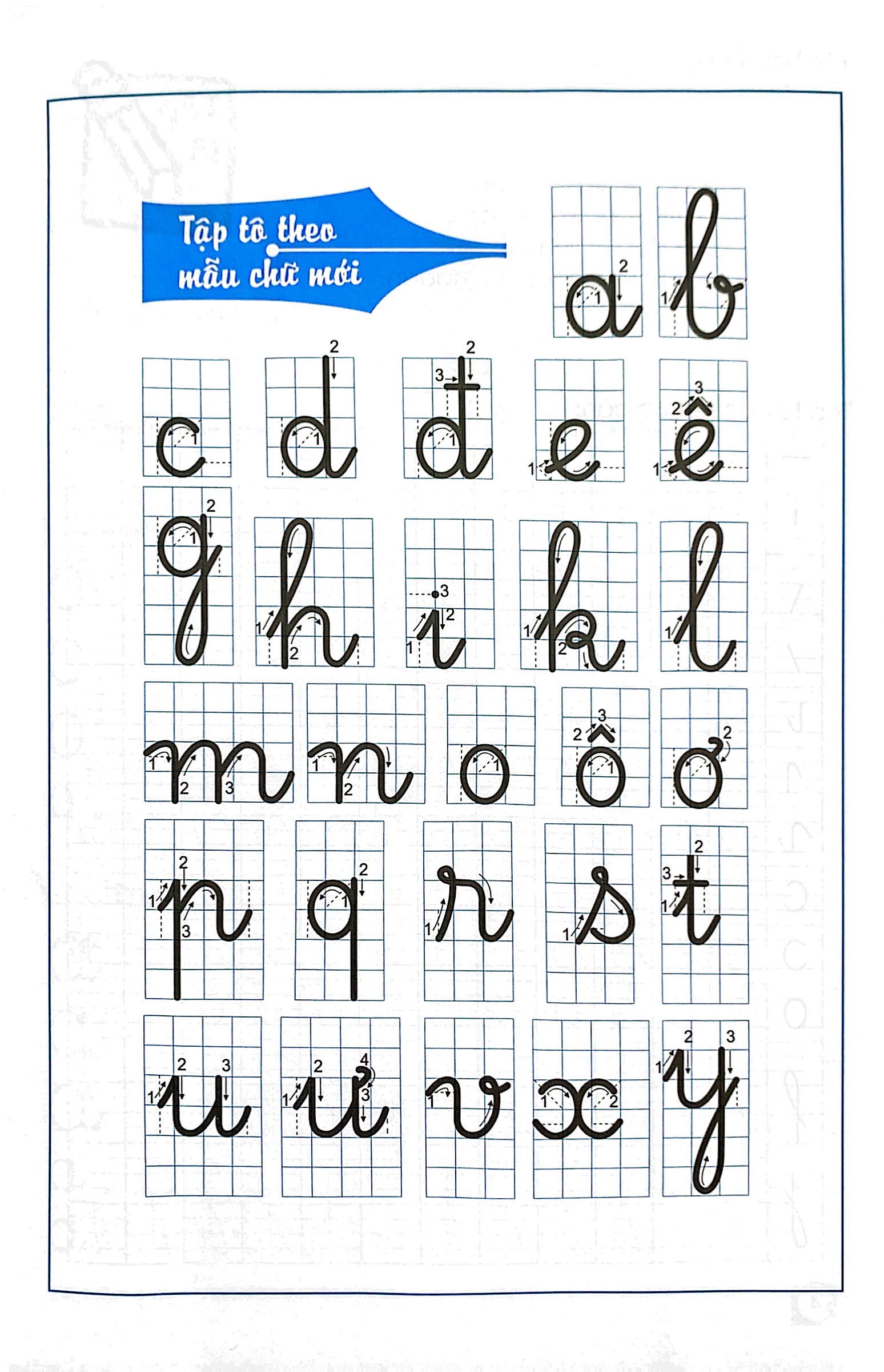 chuẩn bị cho bé vào lớp 1 - tập tô chữ mẫu giáo (tái bản) - Ảnh 4