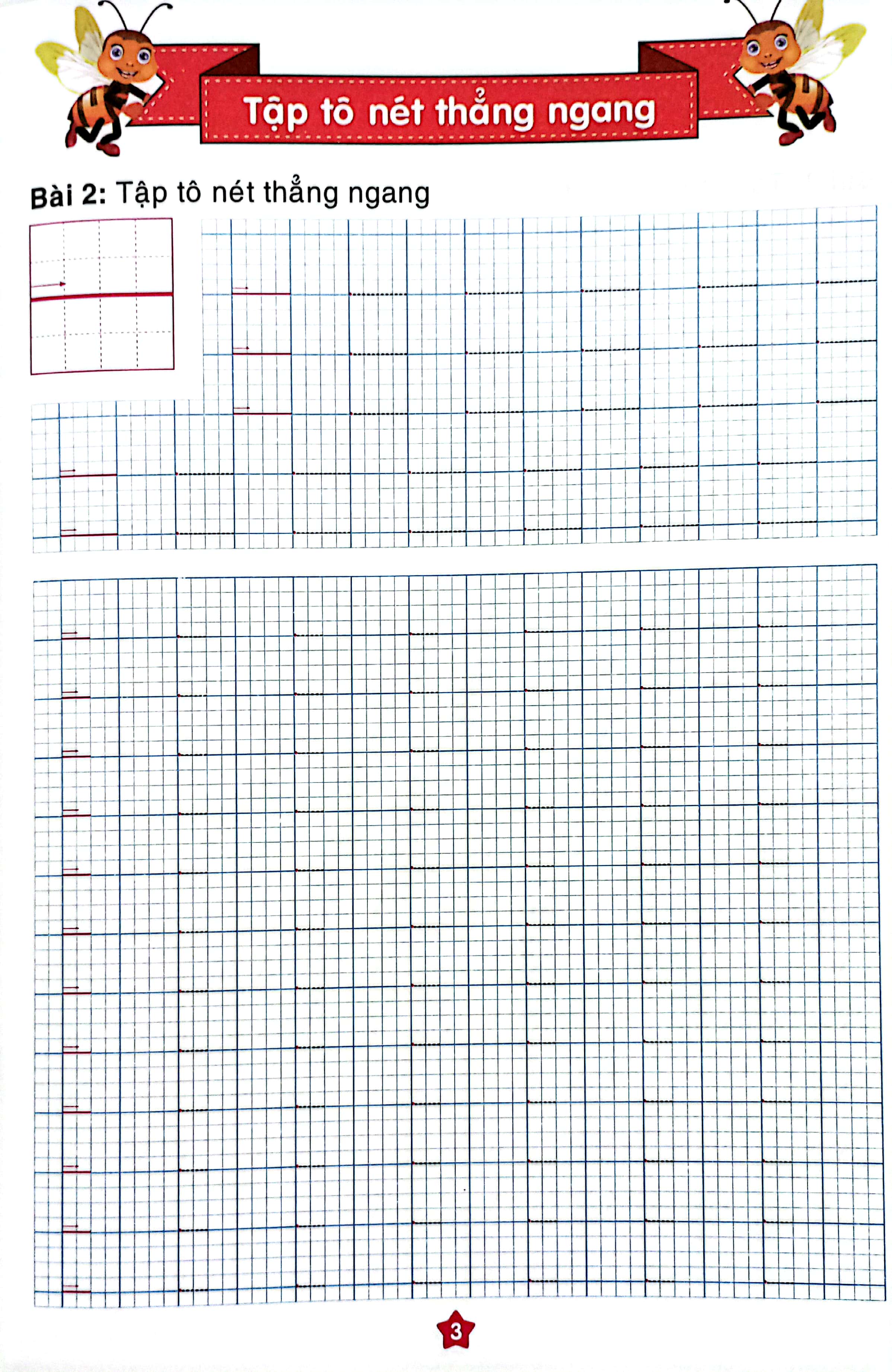 chuẩn bị cho bé vào lớp 1 - tập tô nét cơ bản (cho bé từ 4-5 tuổi) - Ảnh 4