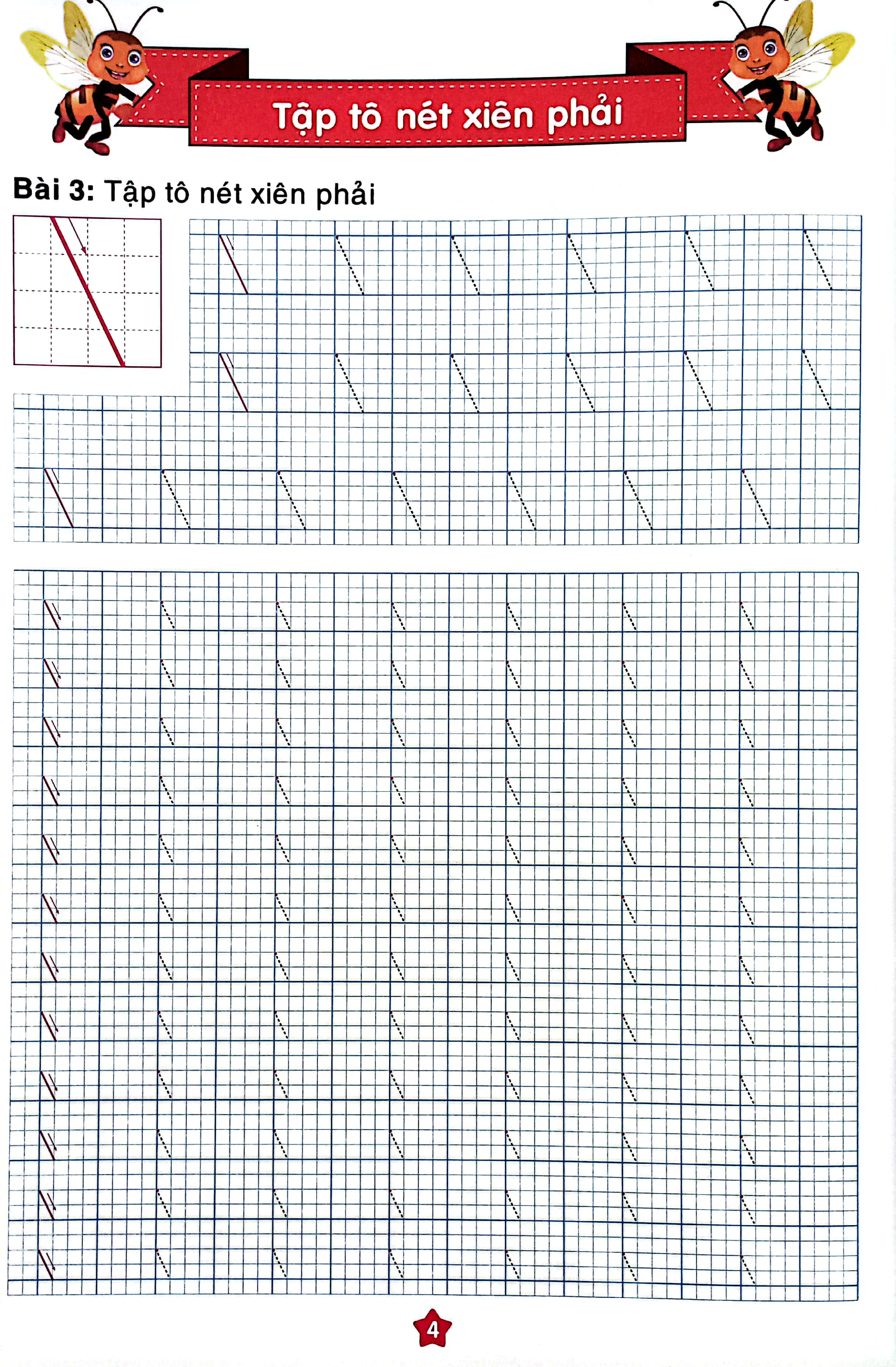 chuẩn bị cho bé vào lớp 1 - tập tô nét cơ bản (cho bé từ 4-5 tuổi) - Ảnh 5