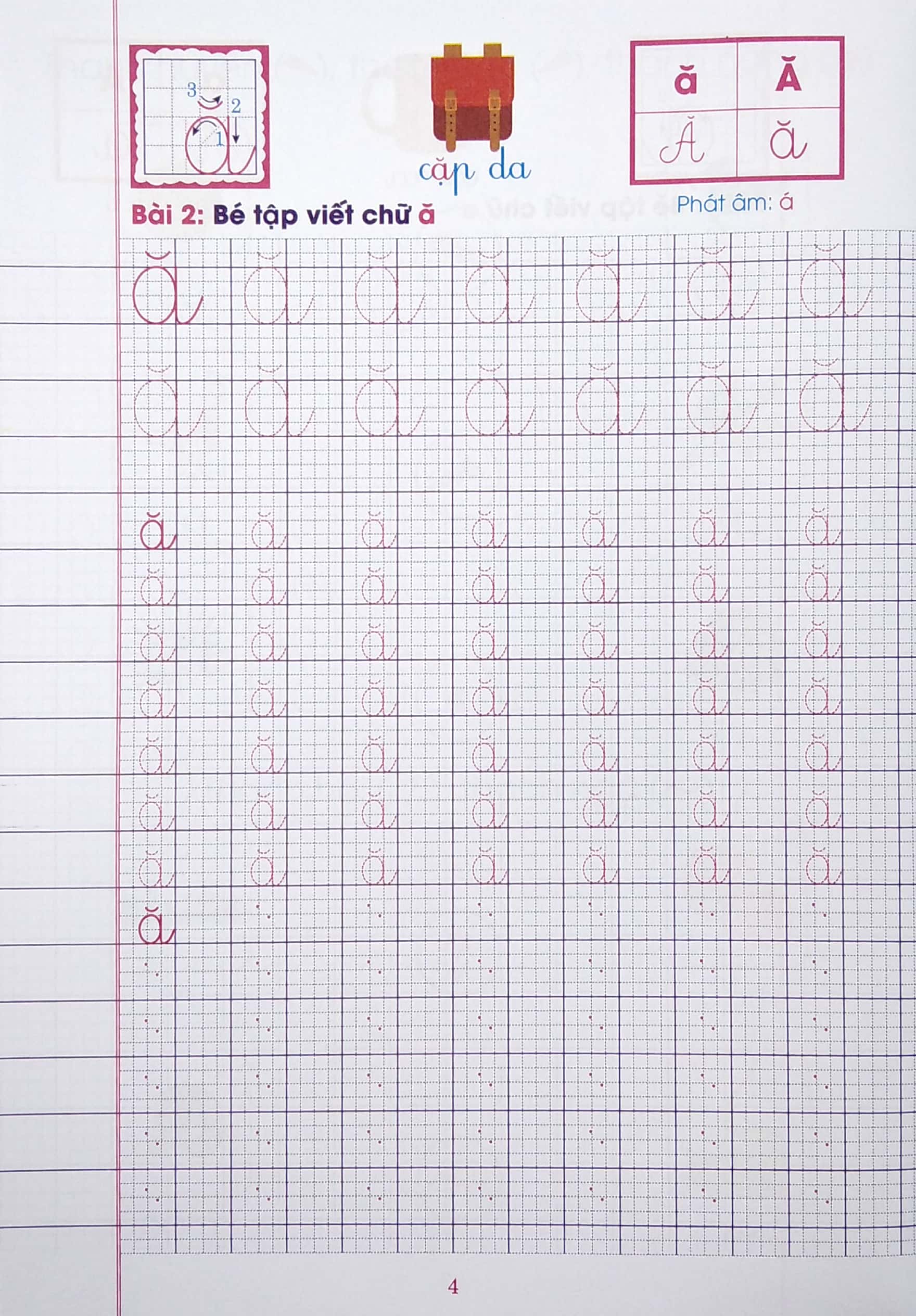 chuẩn bị cho bé vào lớp 1 - tập viết chữ cái (tái bản) - Ảnh 6