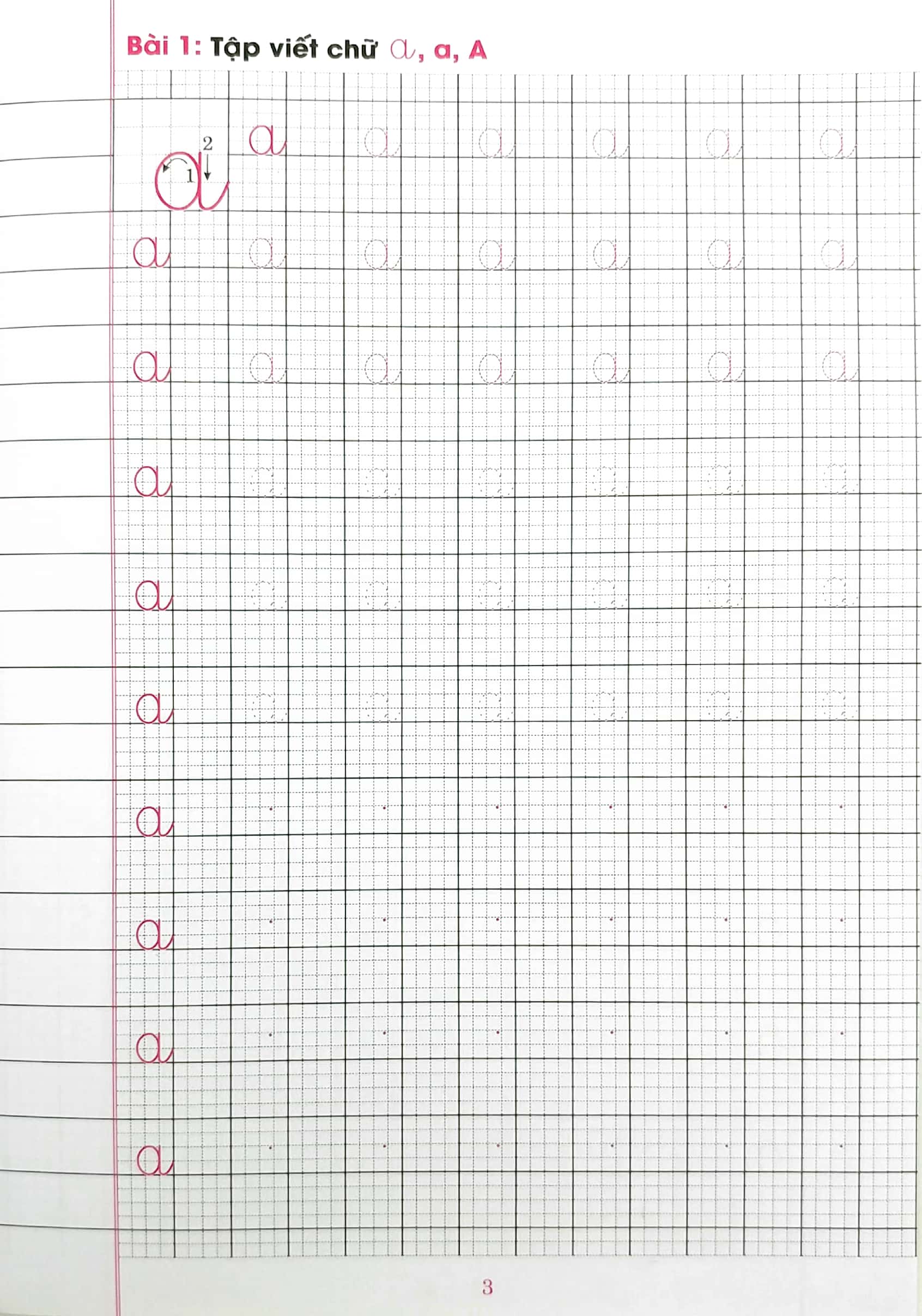chuẩn bị cho bé vào lớp 1 - tập viết chữ thường (tái bản) - Ảnh 3