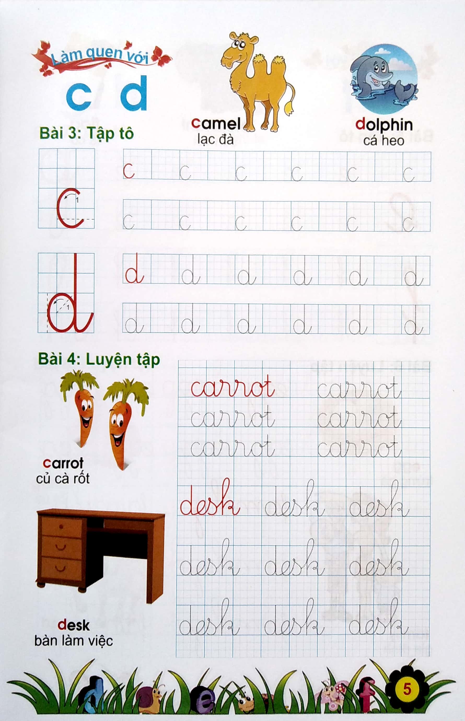 chuẩn bị cho bé vào lớp 1: tiếng anh chữ cái - Ảnh 5