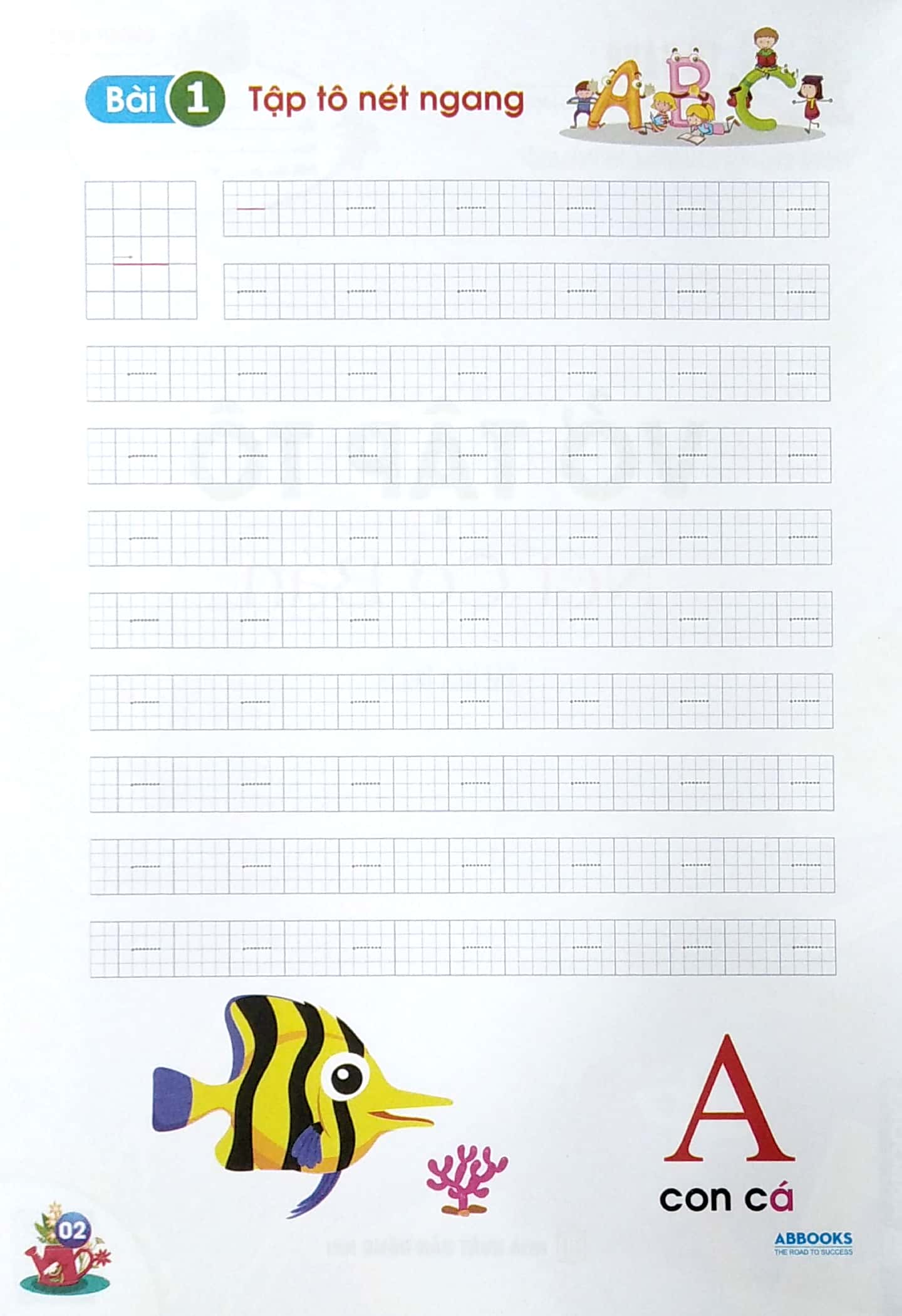 chuẩn bị cho bé vào lớp 1 - vở tập tô - nét cơ bản - Ảnh 3