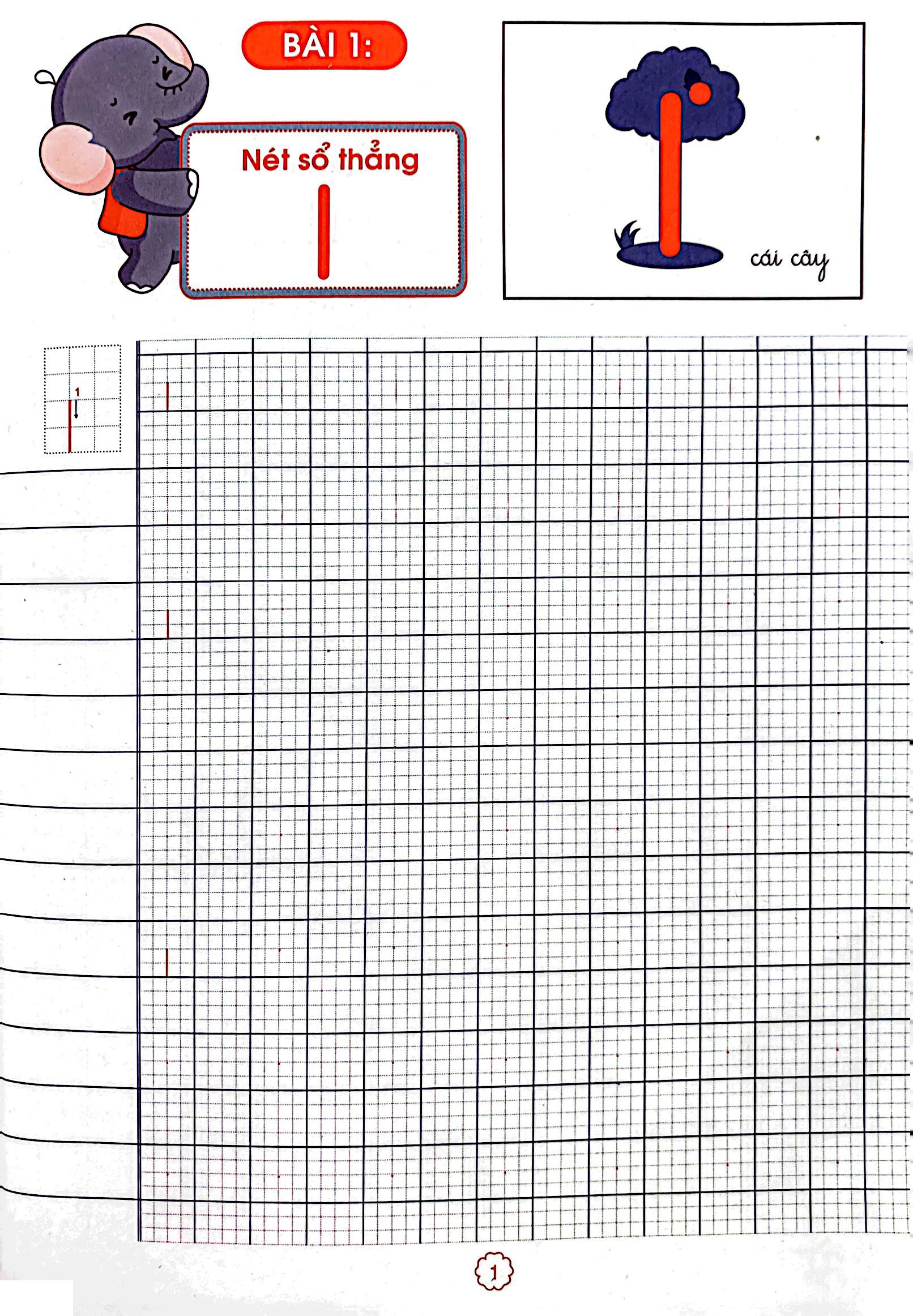 chuẩn bị tâm thế cho bé vào lớp 1: vở tập tô - tập viết nét cơ bản - Ảnh 4