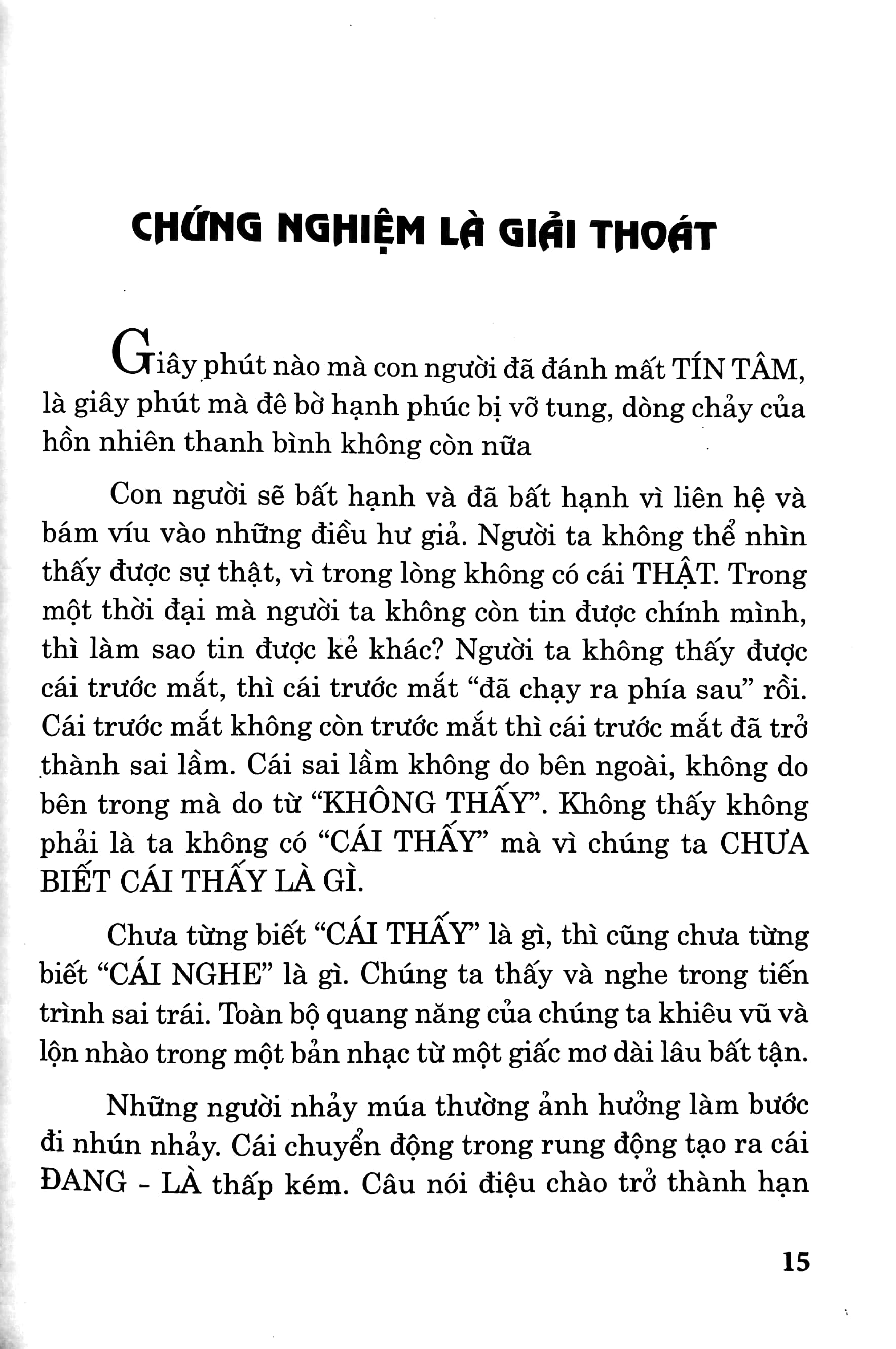 chứng nghiệm là giải thoát - Ảnh 4