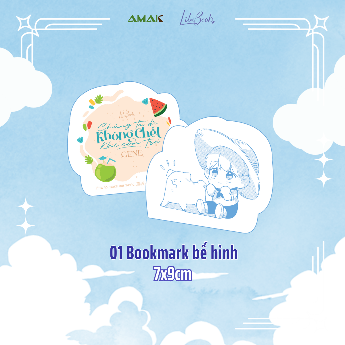 chúng ta đã không chết khi còn trẻ - tặng kèm 1 bìa áo hai mặt + 1 bookmark chibi bế hình + 1 background card hologram + 2 clearcard - Ảnh 4