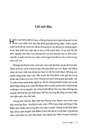 chúng ta đòi hòa bình - huỳnh tấn mẫn và phong trào yêu nước, tranh đấu của thanh niên, sinh viên, học sinh sài gòn, 1969 - 1975 (tái bản 2022) - Ảnh 4